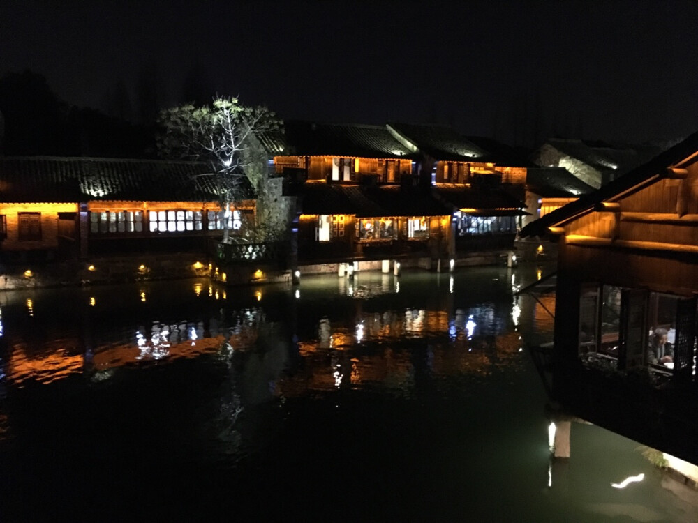 乌镇西栅夜景