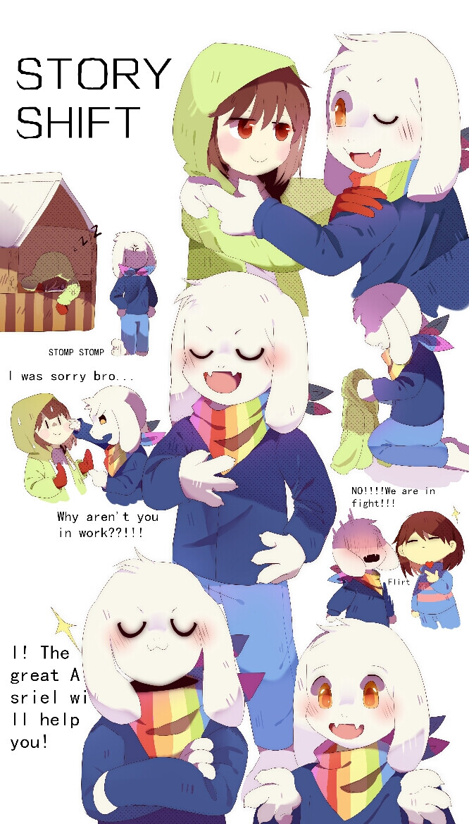 UndertaleAU——Storyshift（Asriel&Chara）