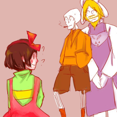 UndertaleAU——Underswap（Papyrus&Asgone&Chara）