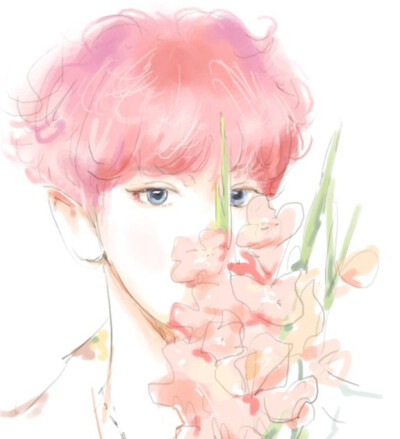 #朴灿烈# fanart cr imwlwl(图1) / andreabunny_oh(图2) / elfyeol(图3&4) ​​​​