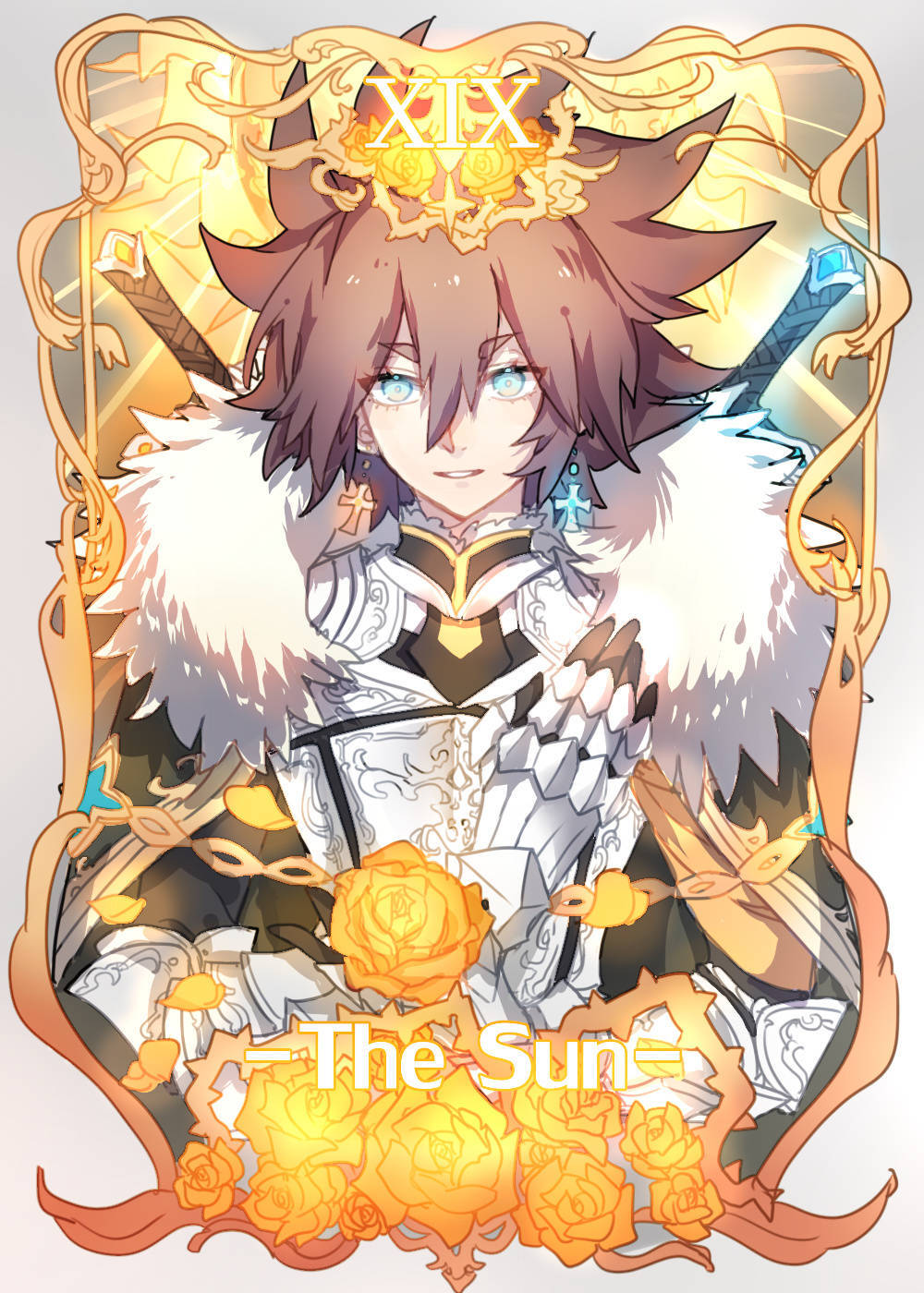 The sun.The moon.