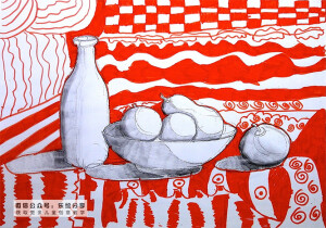 儿童画  创意素描 素材