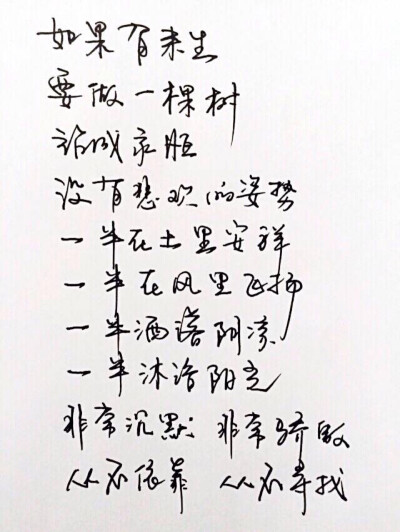 三毛《说给自己听》