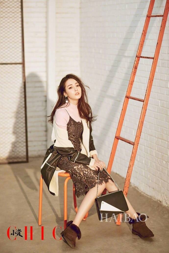 迪丽热巴时尚杂志风 又酷又美 ​​​​