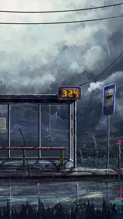 一起 去雨中漫步 吗