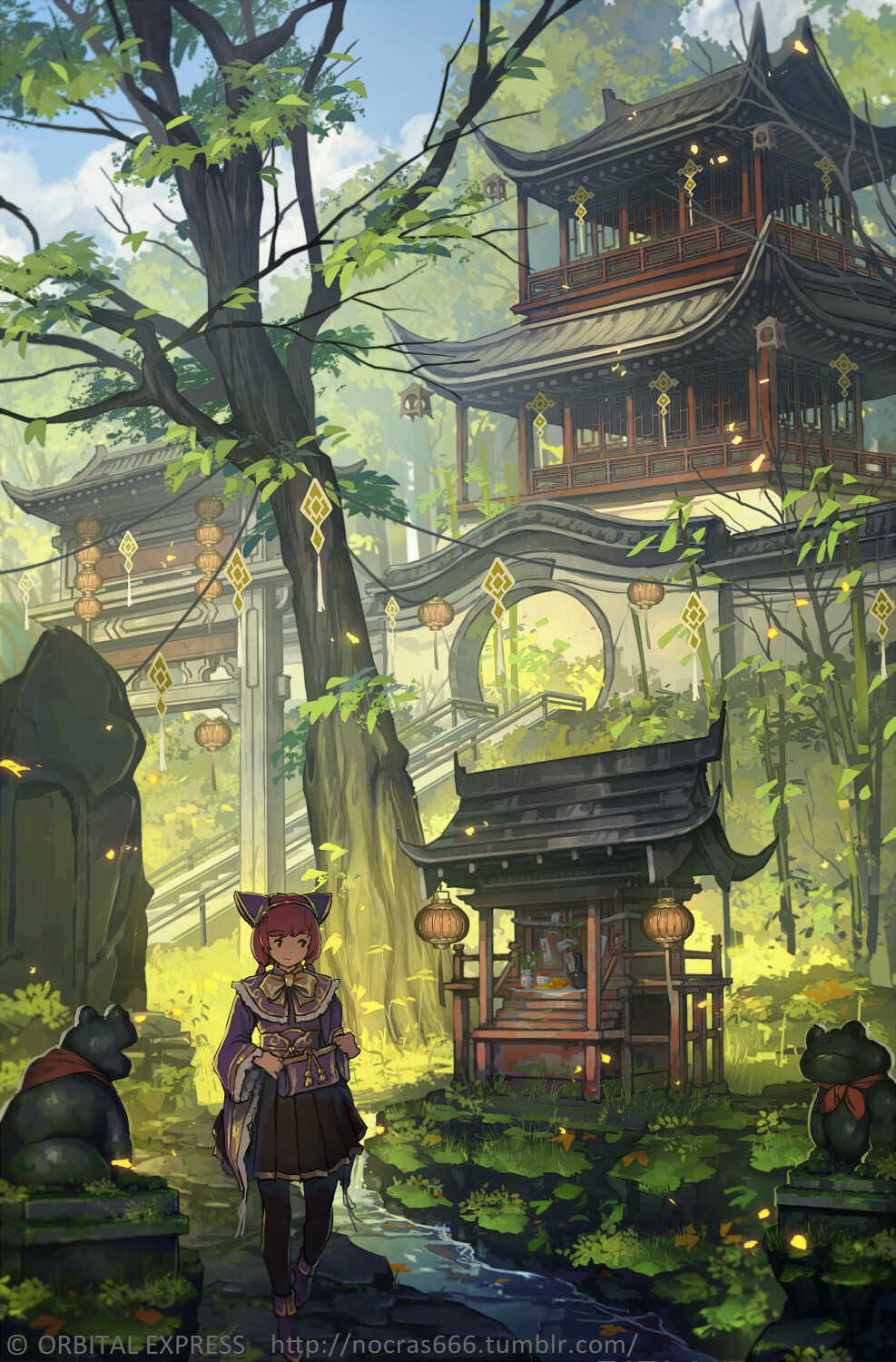 聖域の祠 绘师：nocras 本作品pixiv id=62476506