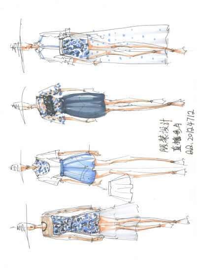 服装手绘系列设计