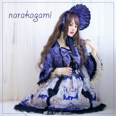 国牌：narakagami #The Little Match Gril#三色可选，紫色