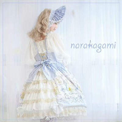 国牌：narakagami #The Little Match Gril#三色可选，浅蓝