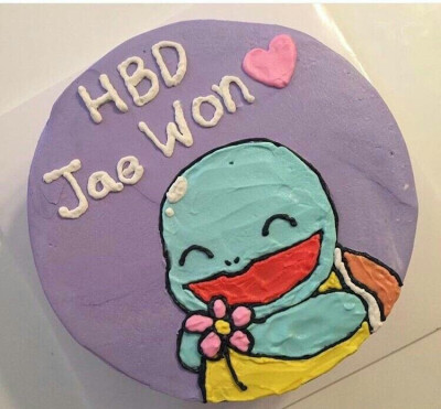 杰尼龟生日蛋糕