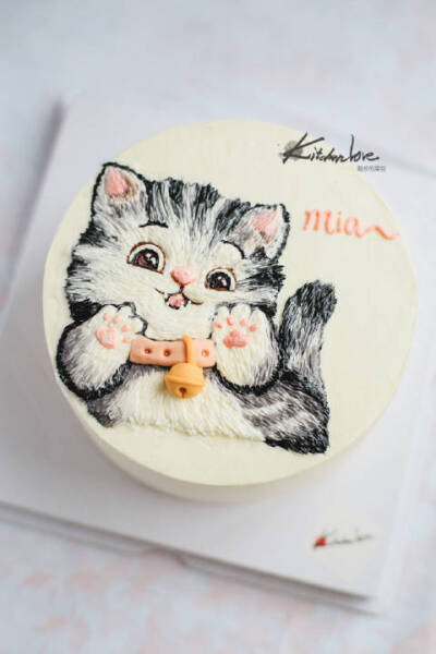 萌猫咪生日蛋糕