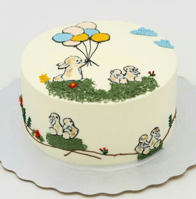 小白兔生日蛋糕