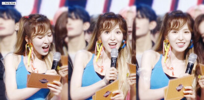 # 170720 MCOUNTDOWN MC 孙承欢精修
# 孙承欢Wendy #0221 #高音温