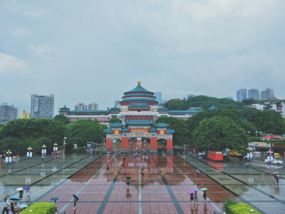 #雨后的重庆人民大礼堂
17-7-14