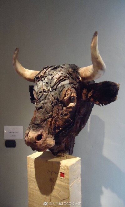 #雕塑#木雕工艺品动物——牛