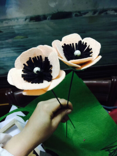 不织布花
