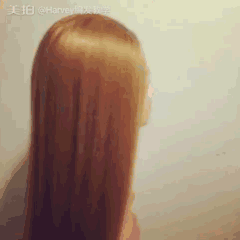 编发教程 简单 淑女 半丸子头 GIF gif