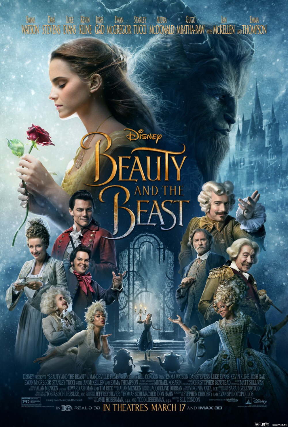 《美女与野兽》
Beauty and the Beast
剧情也就是童话故事里的剧情
艾玛在里面是真的美
道具特效也很不错
不过，我发现自己是真的比较难理解or接受“演着演着突然就唱起来”的剧情安排(ㄒoㄒ)
另外，觉得电影里Belle爱上beast的过程很套路。
一方面，开始Belle对男二说自己不会嫁人，因为整个村里的人都认识，但是没有想嫁的。
而且，村里的人觉得“爱学习爱看书”的Belle是一个“funny”的女孩，感觉Belle和村里的人本身就隔离着。
后来遇到了男主beast，先是从仆人那隐约了解beast的悲惨身世，后又被beast英雄救美，还发现他有个图书馆一样的书房，和自己有共同点——爱读书。这个时候Belle发现自己有点喜欢男主了。接着，男主带Belle到了她小时候住的地方，了解了“妈妈的谜团”，解开了Belle一直以来的疑惑。最后，在Belle发现爸爸遇到麻烦的时候，男主忍痛放Belle离开。而男二这个脑残助攻又让Belle发现自己真的爱男主……
总之，在一群和自己没共同点没话题可聊的男生中，突然出现有一个和自己有话题可聊的男生，就爱上了。