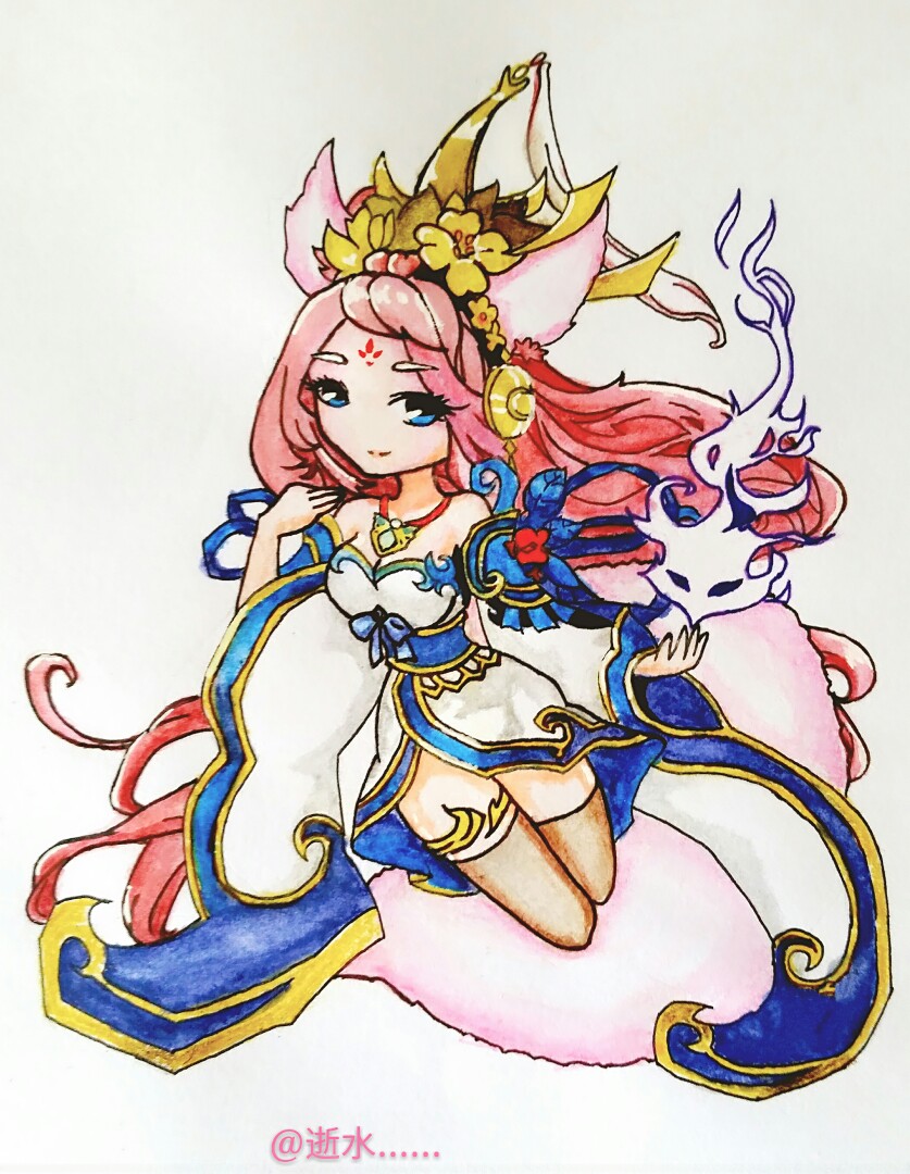 妲己手绘喜欢自取