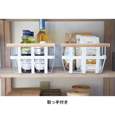 代购
{Le petit bonheur} 日本代购 ZAKKA 木柄收纳篮