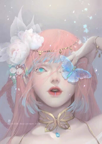 画师 dark134 笔下的一组作品www