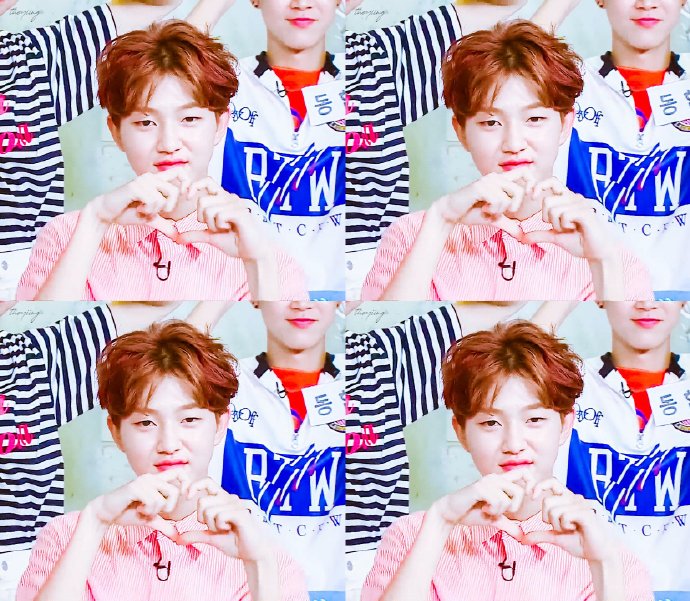 #GoldenChild##奉宰铉##Y##崔普闵##裴胜民##孙永宅##金知范##洪周灿##金东炫# 170719 VAPP直播截图 比心四格9Pcr：theyiing ​​​​