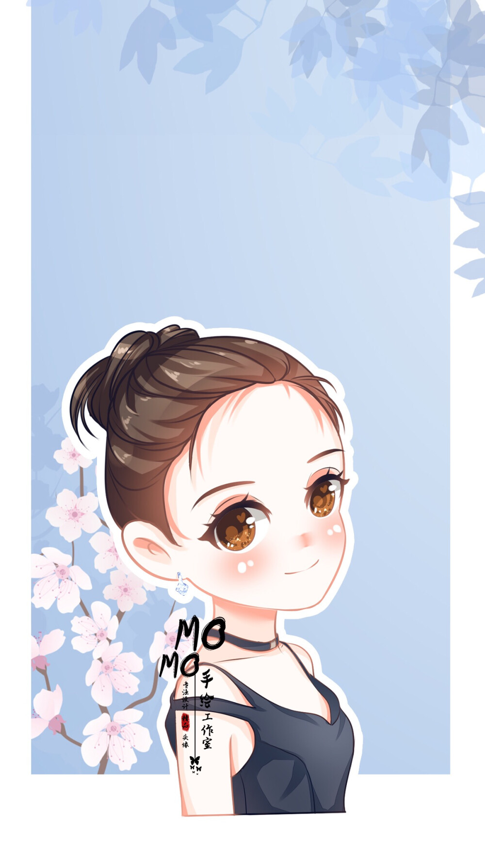 angelababy杨颖q版bymomo手绘工作室