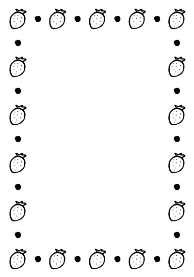黑白边框