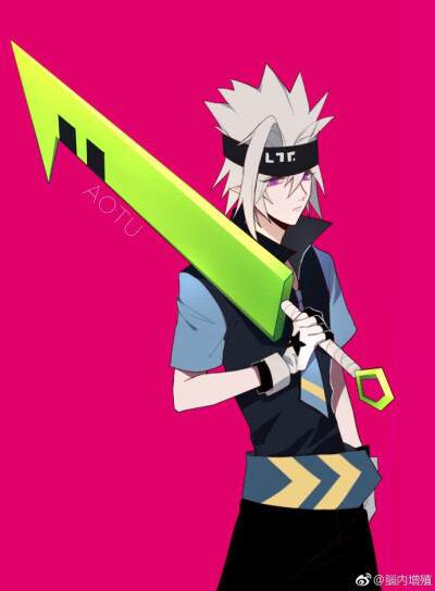 #凹凸世界##格瑞大人#
格瑞大人怎样都是最帅气的！！
图源微博，作者见水印啊，再说一句，我超喜欢这个太太