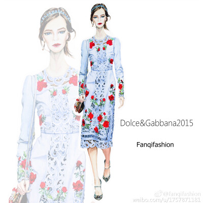 DolceGabbana 2015FW fashionillustration 