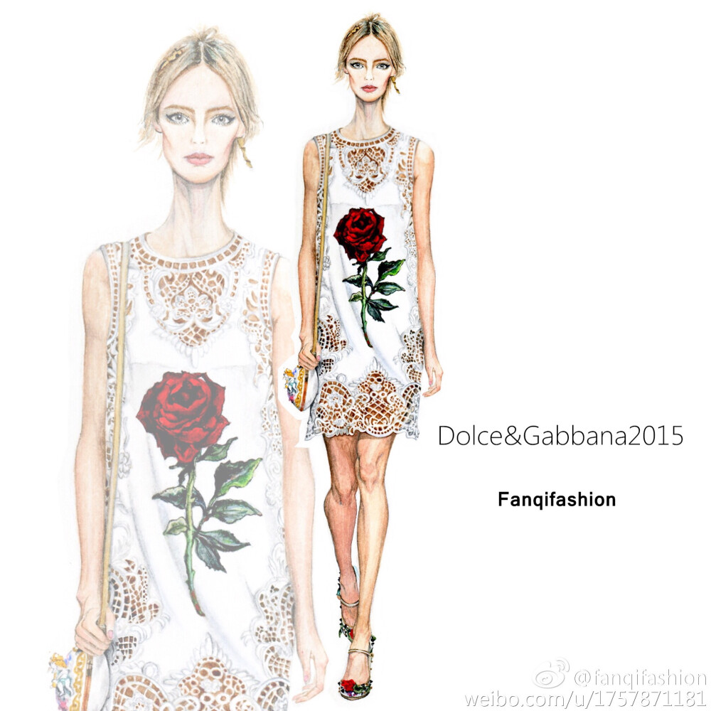 DolceGabbana 2015FW fashionillustration 