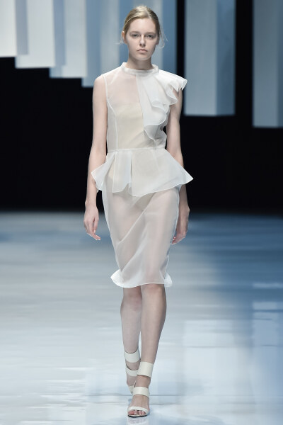 Hanae Mori Manuscrit Spring 2016 高级成衣——轻纱薄翼 ​​​​