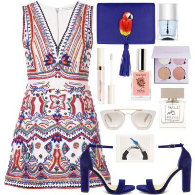 #dress #Blue #style #fashionset #fashionable #SANDAL