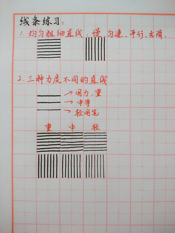 钢笔字教程