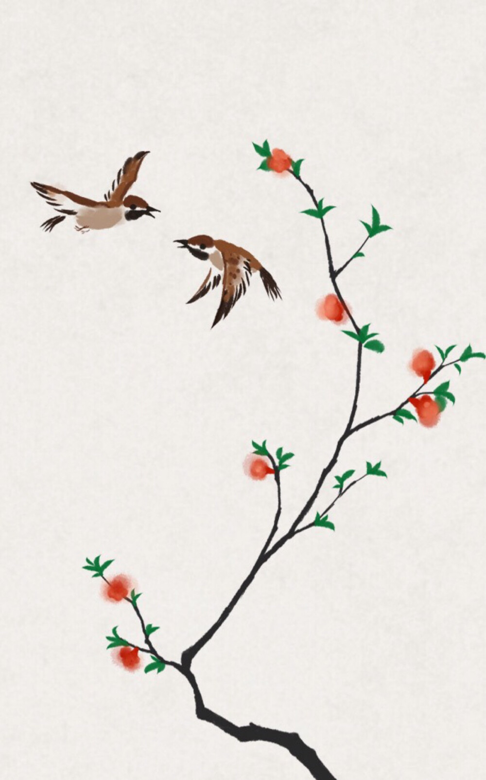 古风水墨壁纸作者石家小鬼