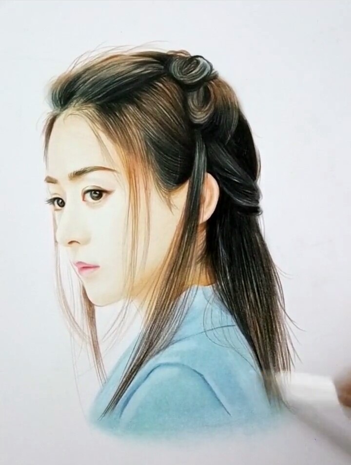 手绘赵丽颖