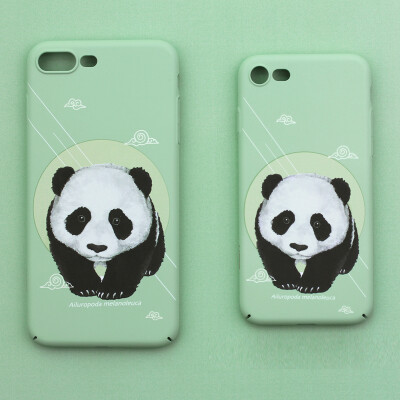 手机壳 | 萌物滚滚来 大熊猫 物种日历插画同款 iPhone77p夜光