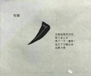 欧楷笔画