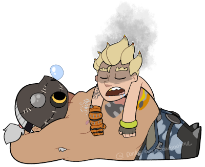 Junkrat Roadhog 狂鼠 路霸