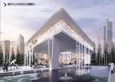 福州三盛广场售楼中心导视系统设计