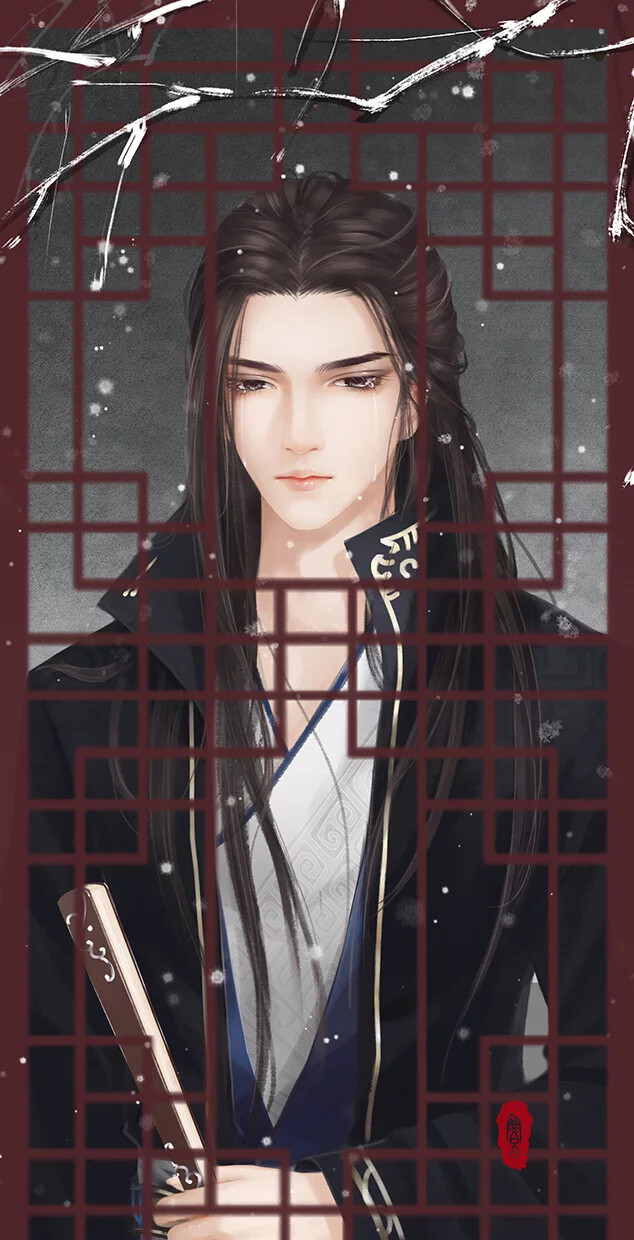 古风美男绘师非墨