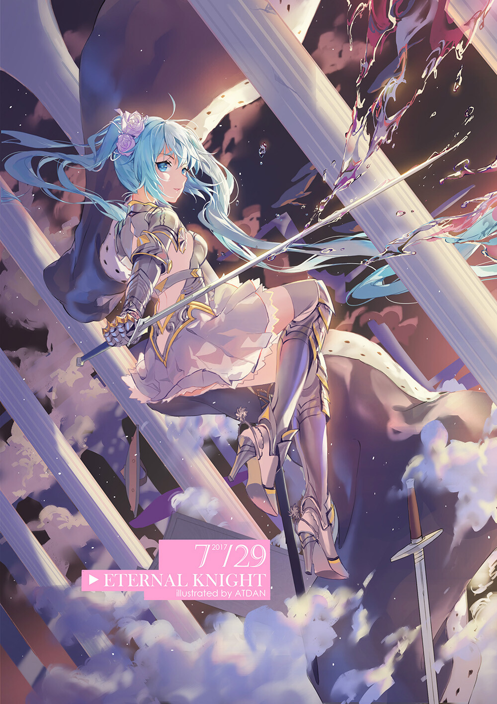 Miku - Eternal Knight
pixiv：ATDAN-
id=64119694
miku