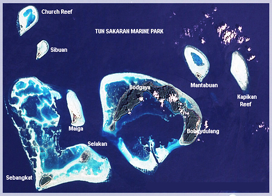 Malaysia Borneo, Sabah, Tun Sakaran Marine Park
马来西亚婆罗州 沙巴州属 敦沙佳浪海洋公园 