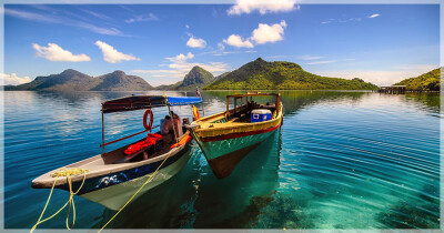 Malaysia Borneo, Sabah, Tun Sakaran Marine Park
马来西亚婆罗州 沙巴州属 敦沙佳浪海洋公园 