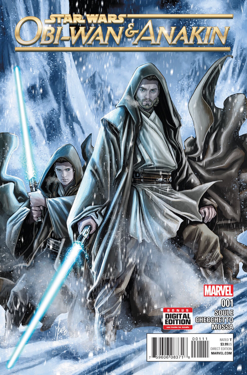 Obi-Wan & Anakin cover by Marco Checchetto