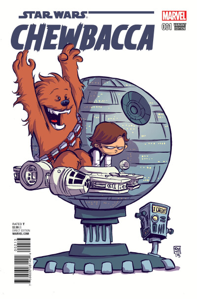 Chewbacca variant cover by Skottie Young