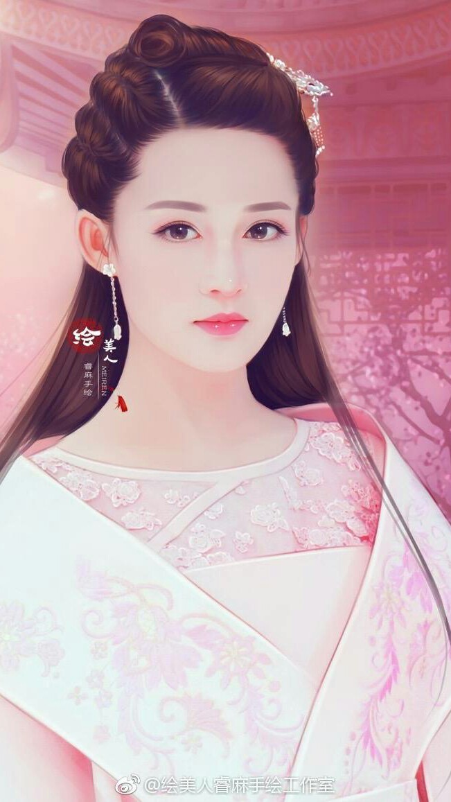 楚乔传，李沁，古风，古装美人，插画