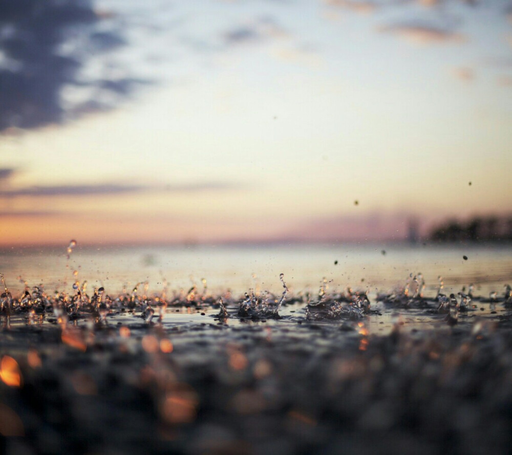 雨中