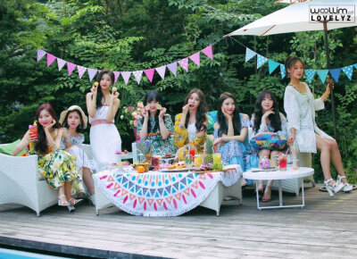 #LOVELYZ# 〖无⇔官图〗170731 woollim Naver主页更新#Alwayz# 2017夏日演唱会相关