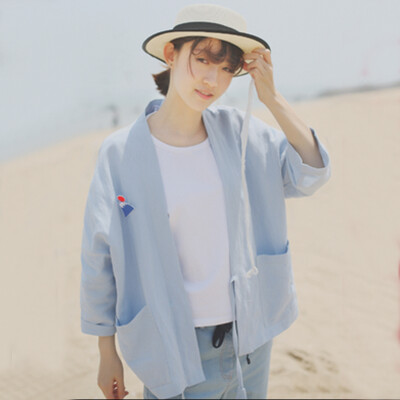 2017夏装夏季韩版韩国ulzzang日系和服开衫外套女薄款宽松防晒衣